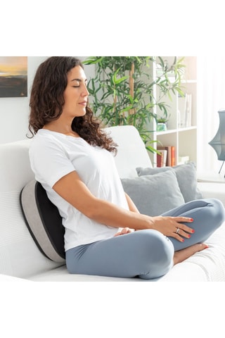 Masajeador de shiatsu térmico 2 en 1 - Gris