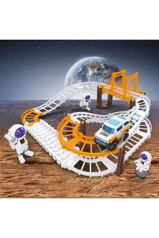 Circuito de coches con temática espacial - 39 piezas - Desde 3 años