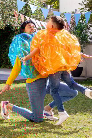 2 pelotas gigantes hinchables - Desde 2 años