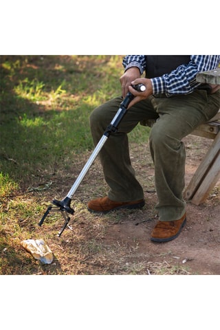Bastón extensible LED multifunción - Gris y negro