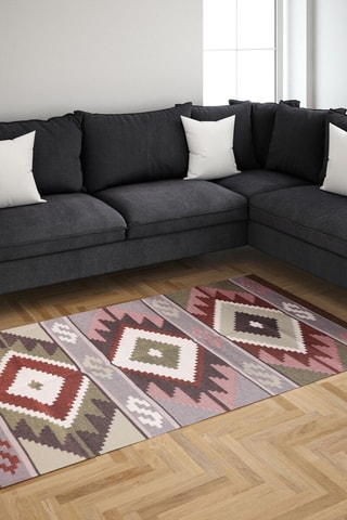 Alfombra - Multicolor - 80 x 150 cm