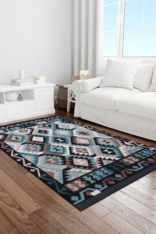 Alfombra - Negro - 80 x 150 cm