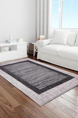 Alfombra - Gris jaspeado - 120 x 180 cm