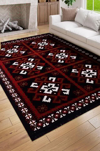 Alfombra - Rojo - 120 x 180 cm