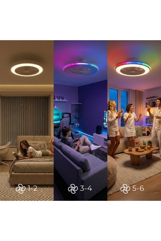 Ventilador de techo LED