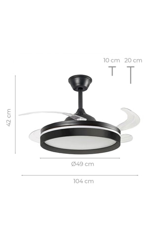 Ventilador de techo LED - 72 W