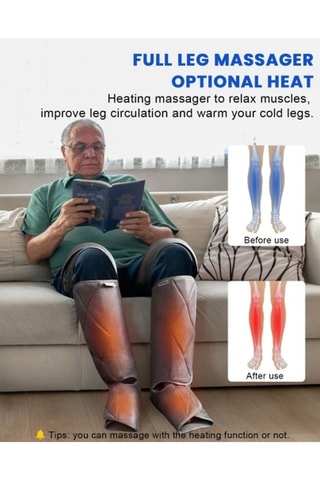 Masajeador de piernas de compresión de aire