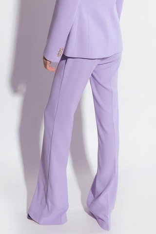 Pantalon taille haute - Mauve