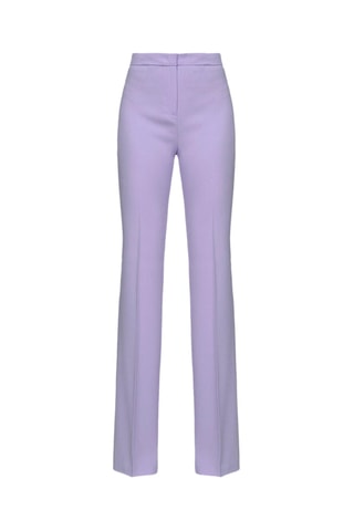 Pantalon taille haute - Mauve