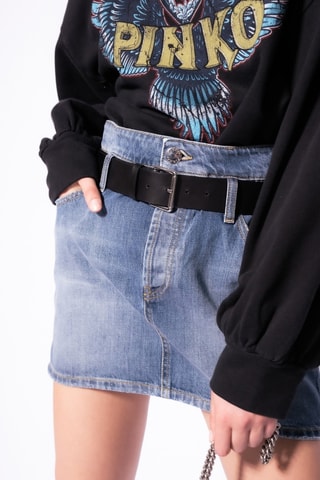 Minijupe en jean - Bleu
