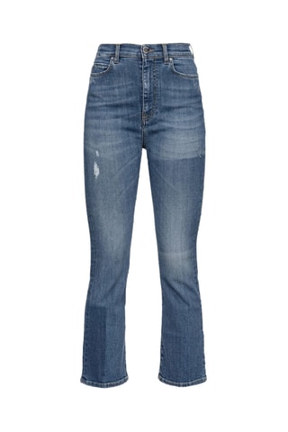 Jean taille haute - Bleu