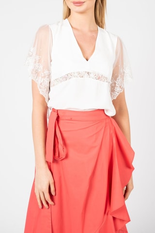 Blouse en soie - Blanc