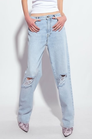 Jean taille haute - Bleu