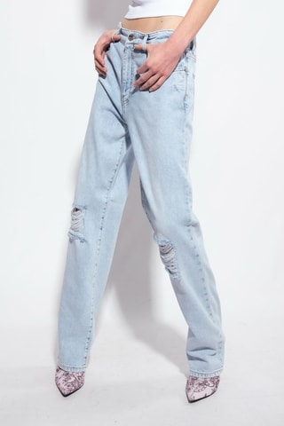 Jean taille haute - Bleu