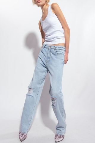 Jean taille haute - Bleu