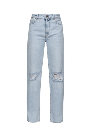 Jean taille haute - Bleu