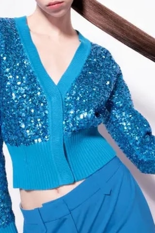 Gilet - Bleu pétrole