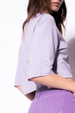 T-shirt cropped - Rose