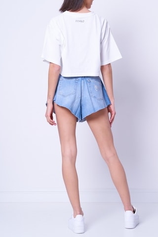 T-shirt cropped - Blanc