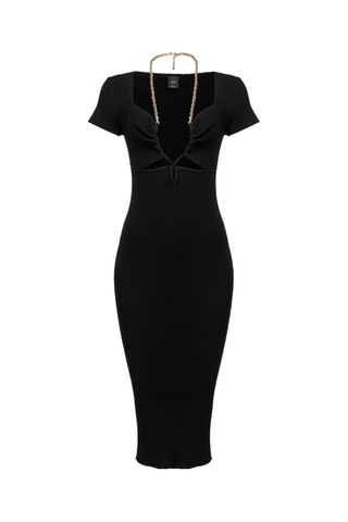 Robe fourreau - Noir