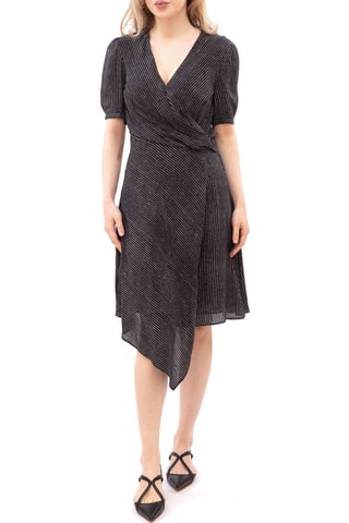 Robe portefeuille - Noir