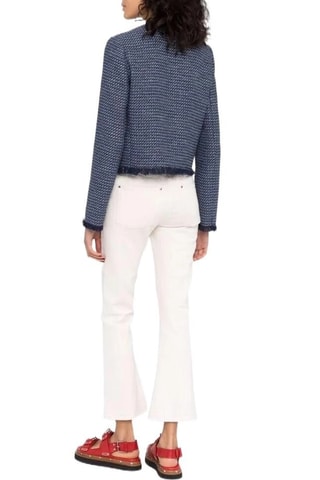 Veste en tweed - Bleu marine