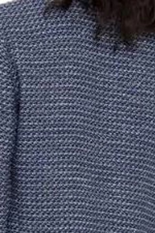 Veste en tweed - Bleu marine