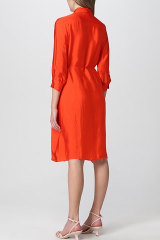 Robe chemise - Rouge brique