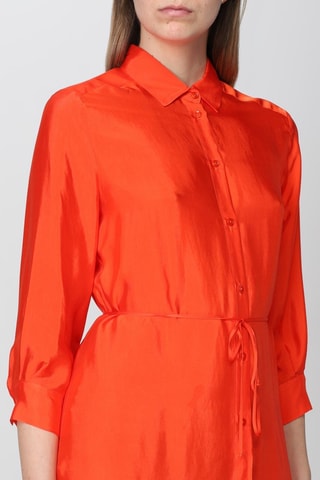 Robe chemise - Rouge brique