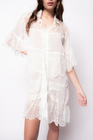 Robe chemise - Blanc