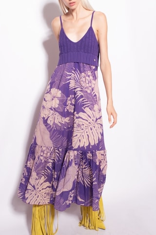 Robe midi - Violet