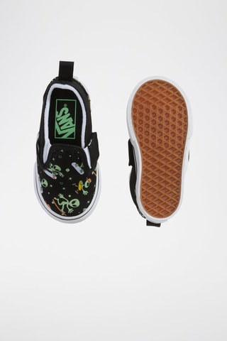 Slip-on Slip-On V - Noir et vert fluo - Vans