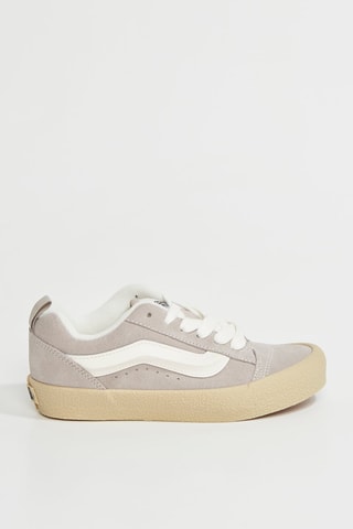 Baskets en cuir Knu Skool - Taupe - Vans