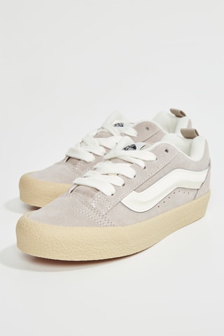 Baskets en cuir Knu Skool - Taupe - Vans