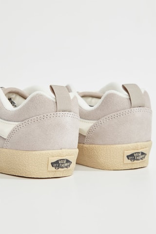 Baskets en cuir Knu Skool - Taupe - Vans