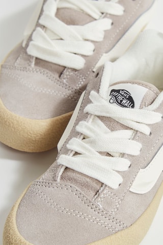 Baskets en cuir Knu Skool - Taupe - Vans