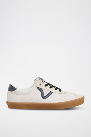 Baskets en cuir Sport Low - Ecru - Vans