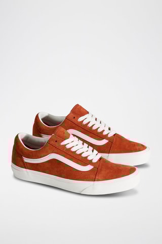 Baskets en nubuck Old Skool - Orange - Vans