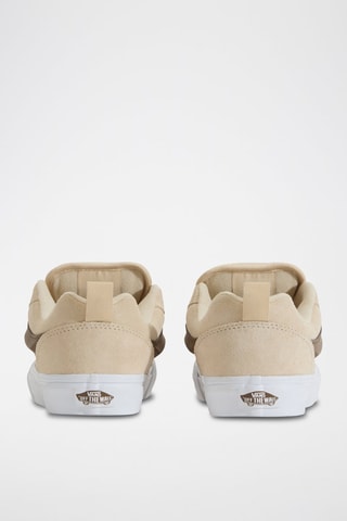 Baskets en cuir Knu Skool - Ecru - Vans