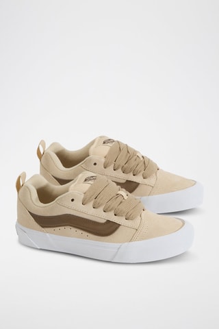 Baskets en cuir Knu Skool - Ecru - Vans