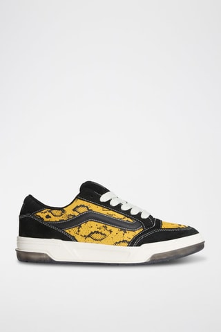 Baskets en cuir Hylane - Noir et jaune - Vans