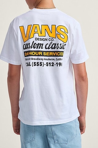 T-shirt Shop Front - Blanc - Vans