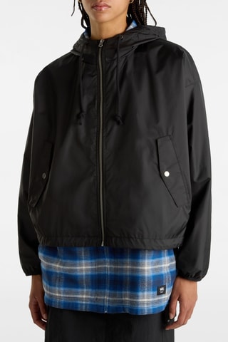 Coupe-vent à capuche - Noir