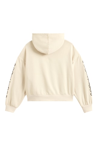 Sweat à capuche - Taupe et écru