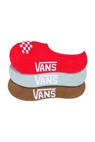 3 paires de socquettes - Rouge, ciel et marron