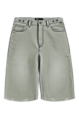 Short baggy en jean - Vert foncé