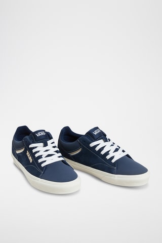 Baskets en nubuck Seldan - Bleu marine