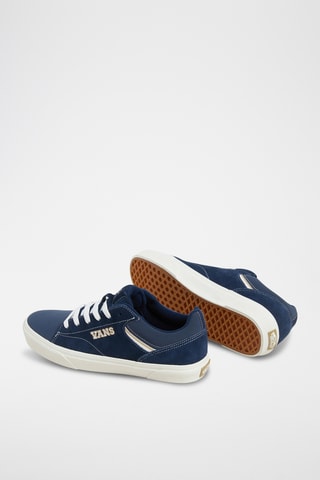Baskets en nubuck Seldan - Bleu marine