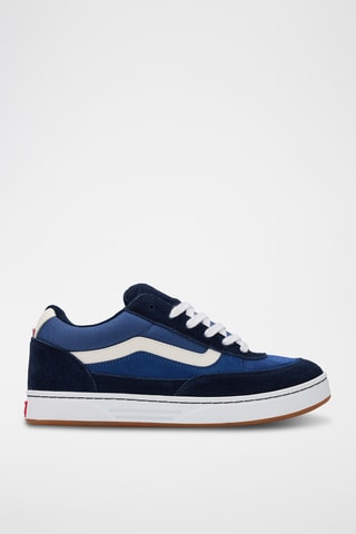 Baskets en cuir Skate Estazzo - Bleu marine