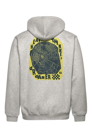 Sweat à capuche - Gris clair chiné